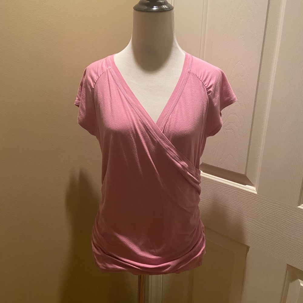 Pink short sleeve cabi top